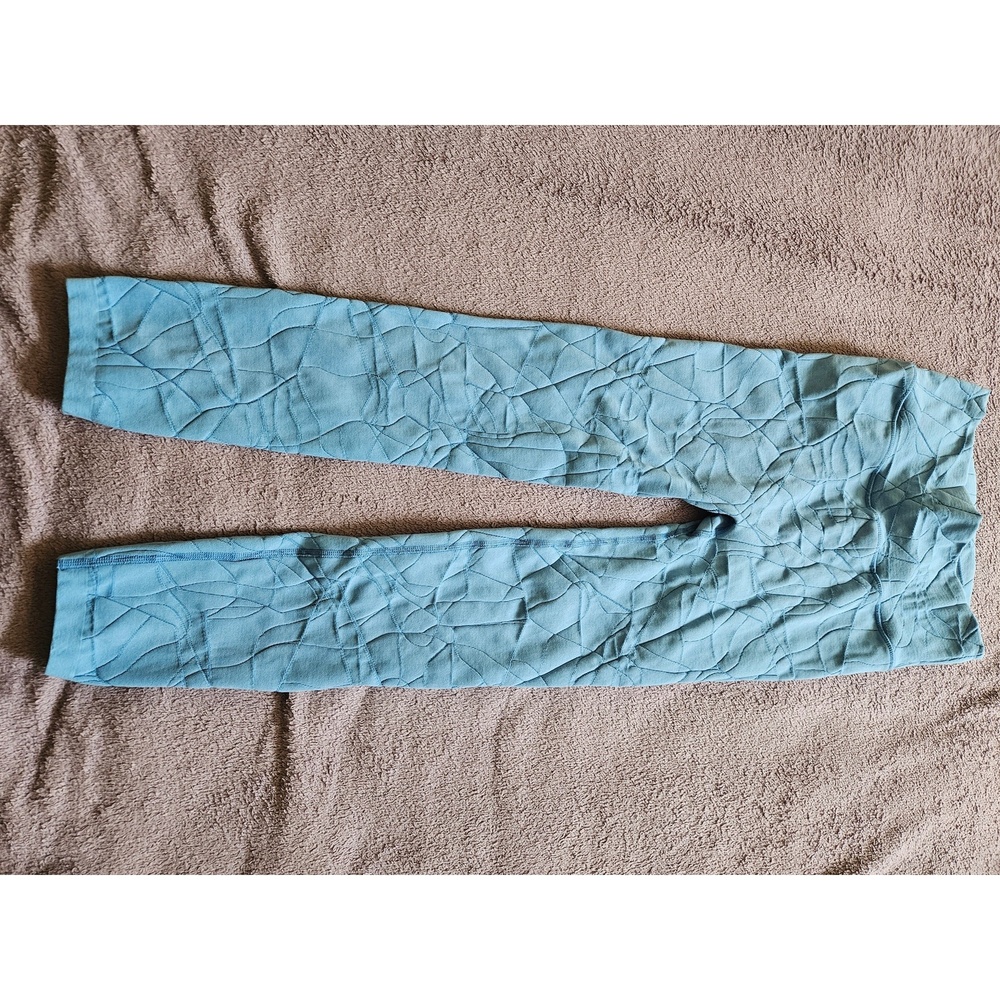 Sweaty Betty Motion Jacquard Leggings, us size 12 (UK size L), blue